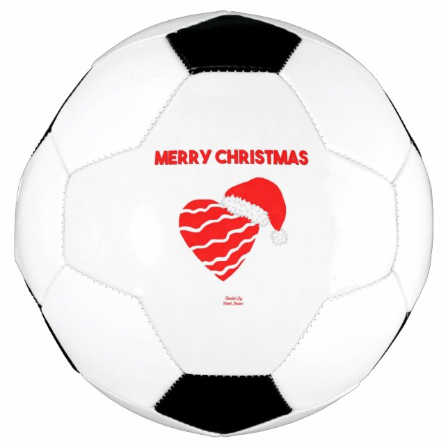 Weihnachtsball-Fußballball Fußball (Vorderseite)