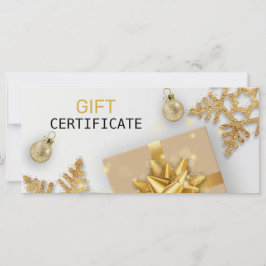 Weihnachtsball Gold Geschenk Gold Schneeflocken Ge