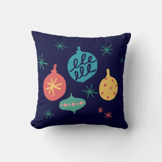 Weihnachtsball Grün Gelb Vintag Kissen