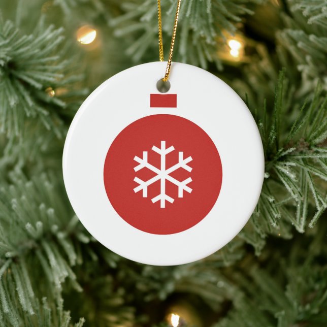 Weihnachtsball-Keramik Keramik Ornament (Baum)