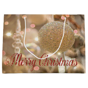 Weihnachtsball, Ornament, Feiertag, frohe Weihnach Große Geschenktüte