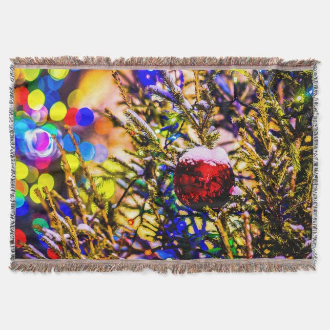 Weihnachtsball Rot Decke (Vorderseite)