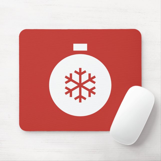Weihnachtsball Rote Maus Pad Mousepad (Mit Mouse)