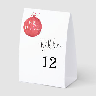 Weihnachtsball tischaufsteller