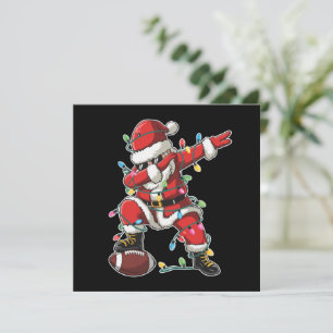 Weihnachtsball Weihnachtsball-Fußballspieler Xmas  Feiertagskarte