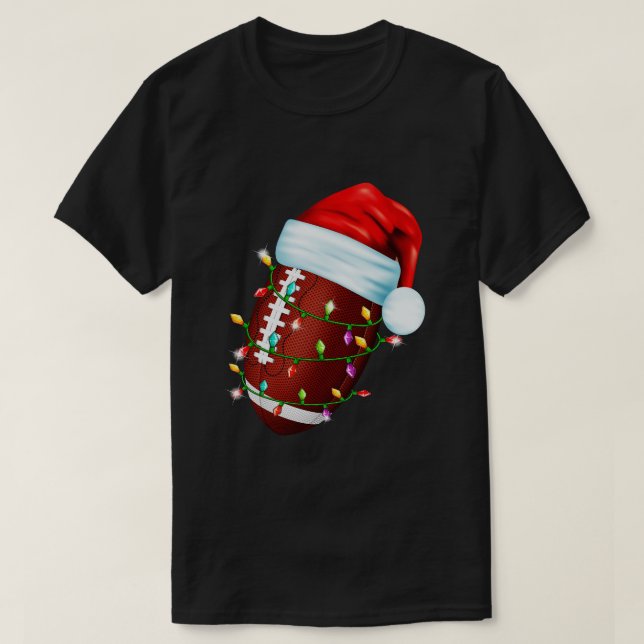 Weihnachtsball-Weihnachtsmannmütze T-Shirt (Design vorne)