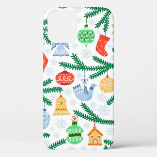 Weihnachtsbällchen, Dekorationen nahtlos Case-Mate iPhone Hülle