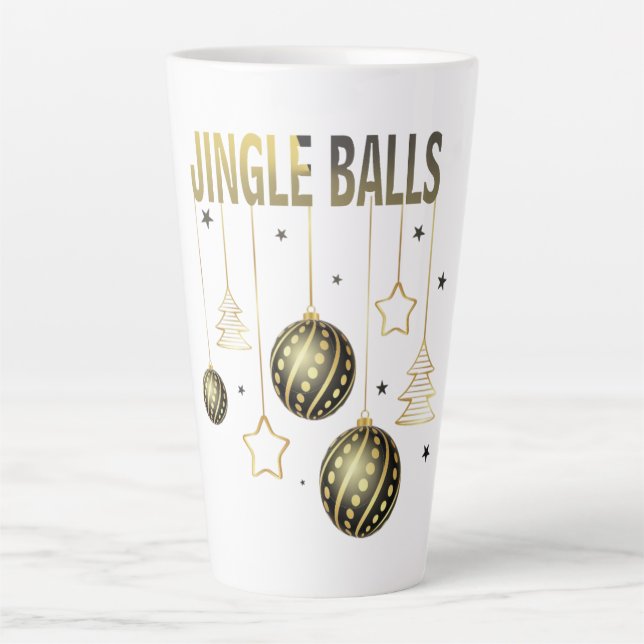 Weihnachtsbällchen Milchtasse (Vorderseite)