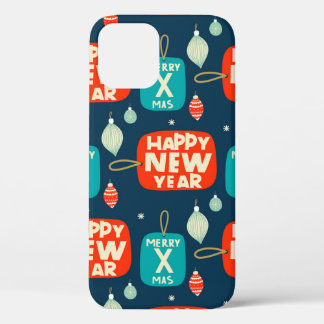 Weihnachtsbällchen und -schmuck Vintages Muster zu Case-Mate iPhone Hülle