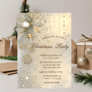 Weihnachtsbälle,Branchen Weihnachtsfeiertag Party Einladung
