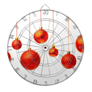 Weihnachtsbälle Dartscheibe