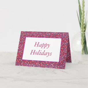 Weihnachtsbälle Happy Holidays Border Cards Feiertagskarte