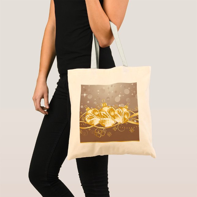 Weihnachtsbälle und Tinsel Tote Tasche (Von Creator hochgeladen)