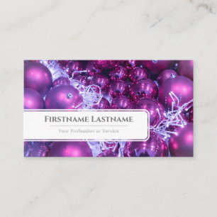 Weihnachtsbäller feierlich versammeln Eventmanager Visitenkarte