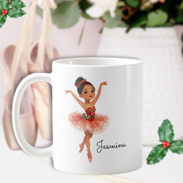Weihnachtsballmädchen Kaffeetasse