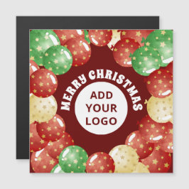 Weihnachtsballons Custom Company Red Card Magnetkarte