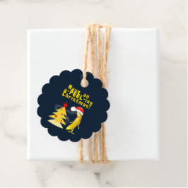 Weihnachtsbanane Geschenkanhänger