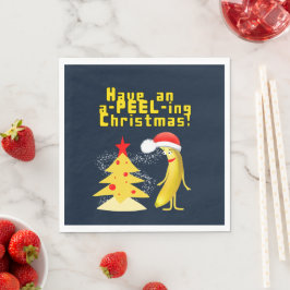 Weihnachtsbanane Serviette