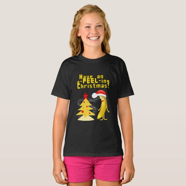Weihnachtsbanane T-Shirt (Vorne ganz)