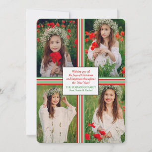 Weihnachtsband 4 Foto Weihnachtskarte Feiertagskarte