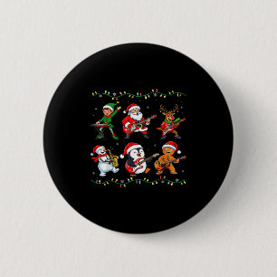 Weihnachtsband Santa Elf Rentier Gitarre Rock And Button