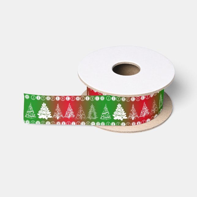 Weihnachtsband Satinband (Spule)