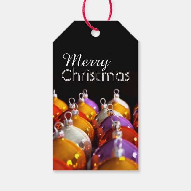 Weihnachtsbände Personalisiertes Weihnachtsgeschen Geschenkanhänger (Vorderseite)