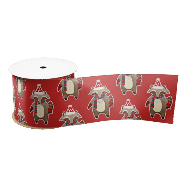 Weihnachtsbänder Satinband (Spule)