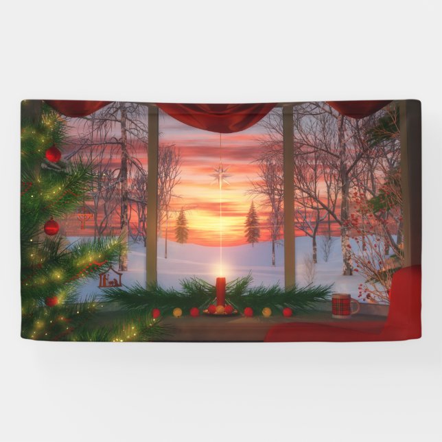 Weihnachtsbanner des Himmels Banner (Horizontal)