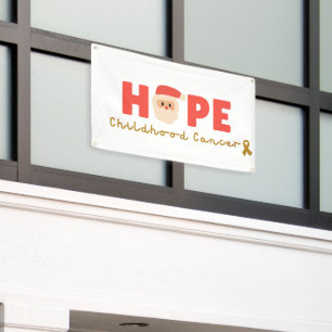 Weihnachtsbanner für Kinderkrebs Außenzeichen Banner