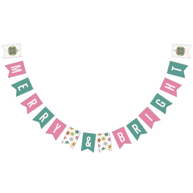 Weihnachtsbanner - Grün Wimpelkette (Alle)