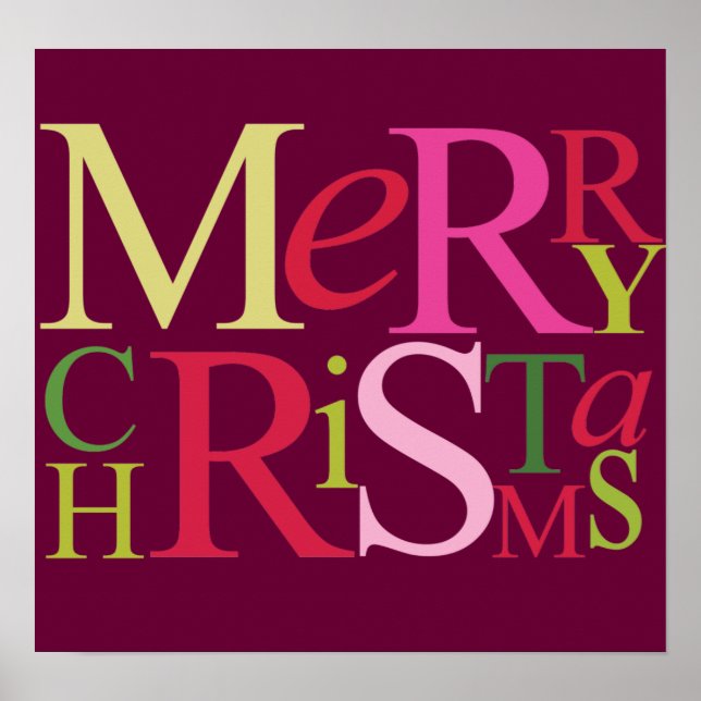 Weihnachtsbanner Poster (Vorne)