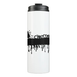 Weihnachtsbanner Thermosbecher