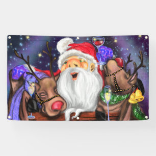 Weihnachtsbanner und Reindeers Banner