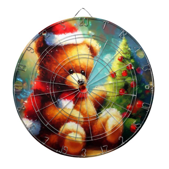 Weihnachtsbär (1) dartscheibe (vorne)