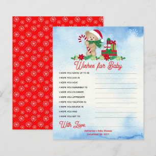 Weihnachtsbär Bear Bearly Wait Dusche Wünsche für 