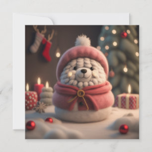 Weihnachtsbär Feiertagskarte