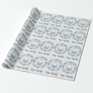 Weihnachtsbär-Geschenkpapier Geschenkpapier