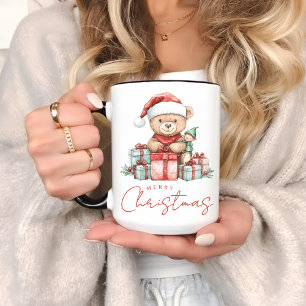 Weihnachtsbär-Heißkakao-Tasse für Sie und Kollegen Tasse