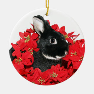 Weihnachtsbär Keramikornament