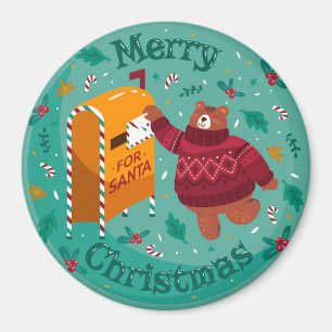 Weihnachtsbär Magnet