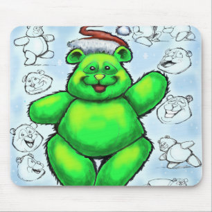 Weihnachtsbär Mousepad