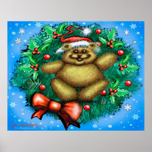 Weihnachtsbär Poster