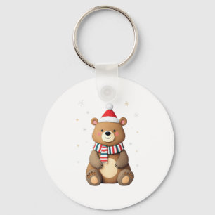 Weihnachtsbär Schlüsselanhänger