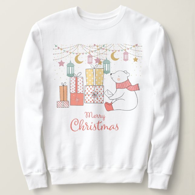 Weihnachtsbär Sweatshirt (Design vorne)