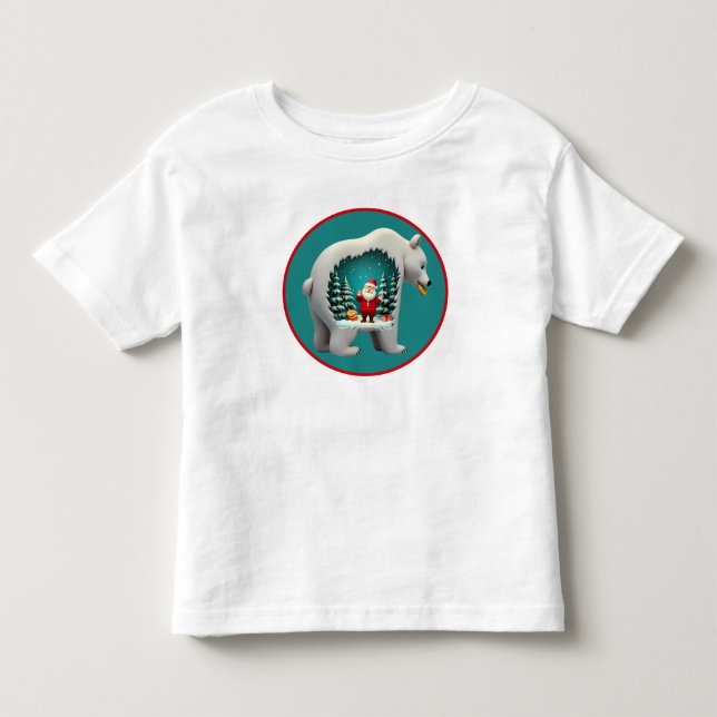 Weihnachtsbären Weihnachtsbäume Kekse Kleinkind T-shirt (Vorderseite)