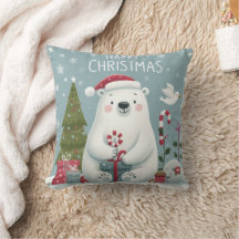 Weihnachtsbärenkissen