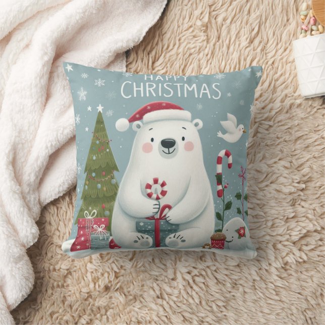 Weihnachtsbärenkissen Kissen (Decke)