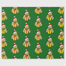 Weihnachtsbärenwackelpapier