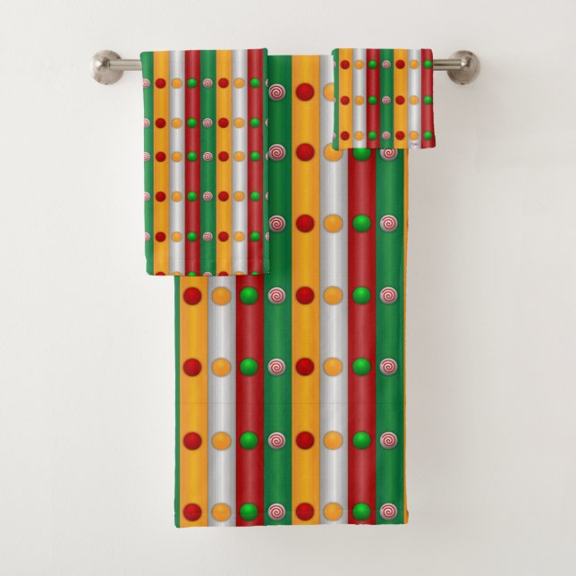 Weihnachtsbars Badhandtuch Set (Insitu)